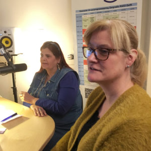 Diana en Carina bij Zorgradio RAZO Delft